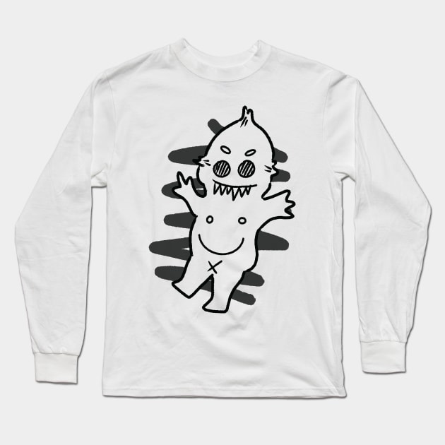 hehe lines Long Sleeve T-Shirt by GrieveyardArt